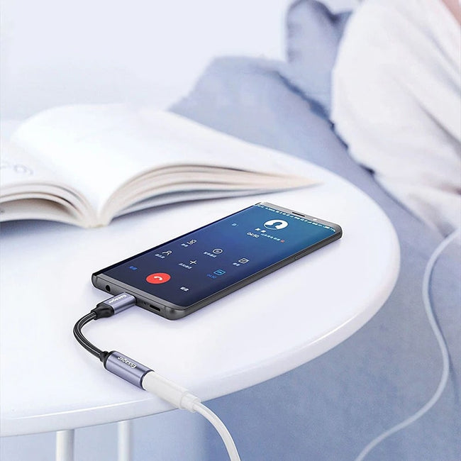 Adapter AUX Mini Jack do USB-C z DAC - Essager