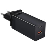 Ładowarka Sieciowa, Szybkie Ładowanie, USB + PD - GaN 65W