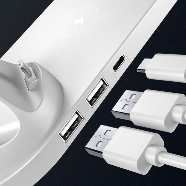 Ładowarka Bezprzewodowa Indukcyjna iPhone (Apple Watch, AirPods, Android) - 6w1