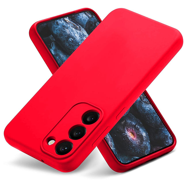 Etui Silikonowe - Liquid Silicone - Samsung Galaxy S23+ - Czerwony