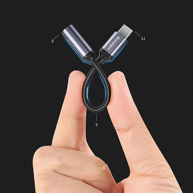 Adapter AUX Mini Jack do USB-C z DAC - Essager
