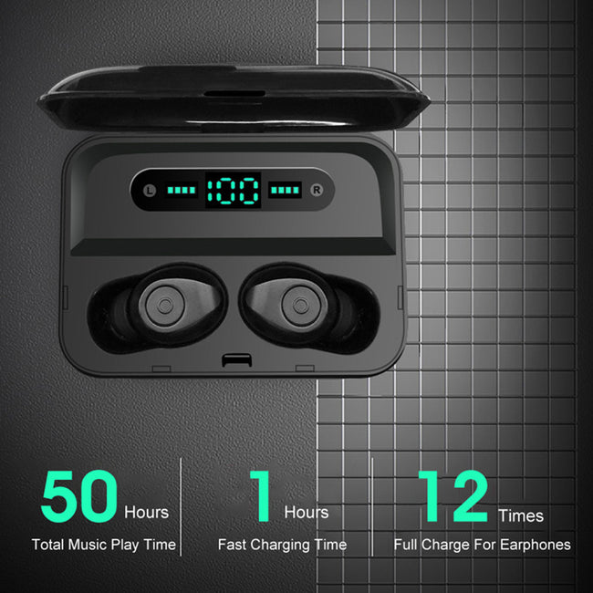 Słuchawki TWS F9 - Bezprzewodowe Bluetooth 5.0