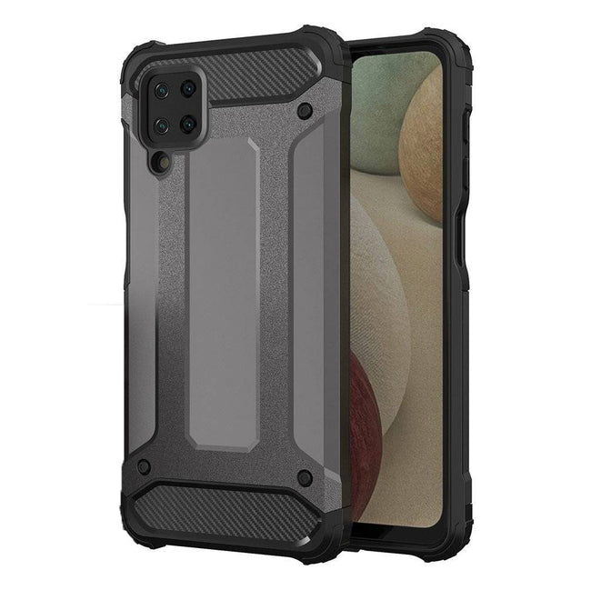 Etui Reinforced Protection Armor - Samsung Galaxy A12 / M12 - Czarny