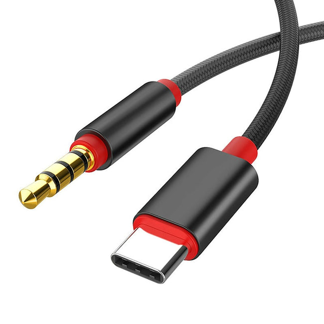 Kabel Adapter USB-C do Mini Jack (3,5 mm) - 1 Metr