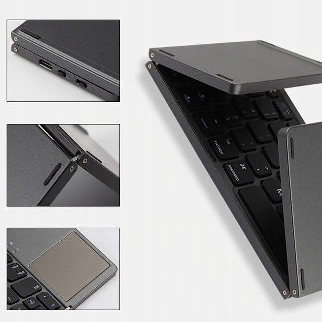 Klawiatura Bezprzewodowa B033 - Składana, Touchpad