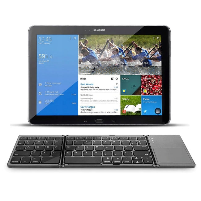 Klawiatura Bezprzewodowa B033 - Składana, Touchpad