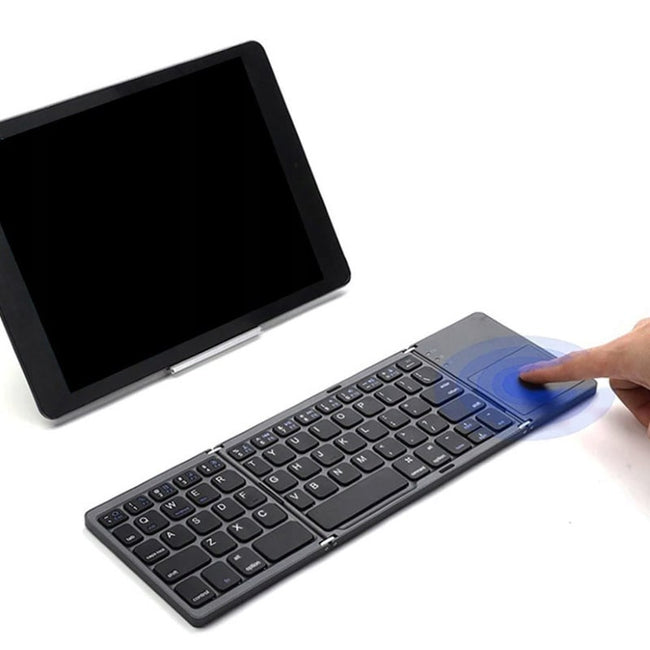 Klawiatura Bezprzewodowa B033 - Składana, Touchpad