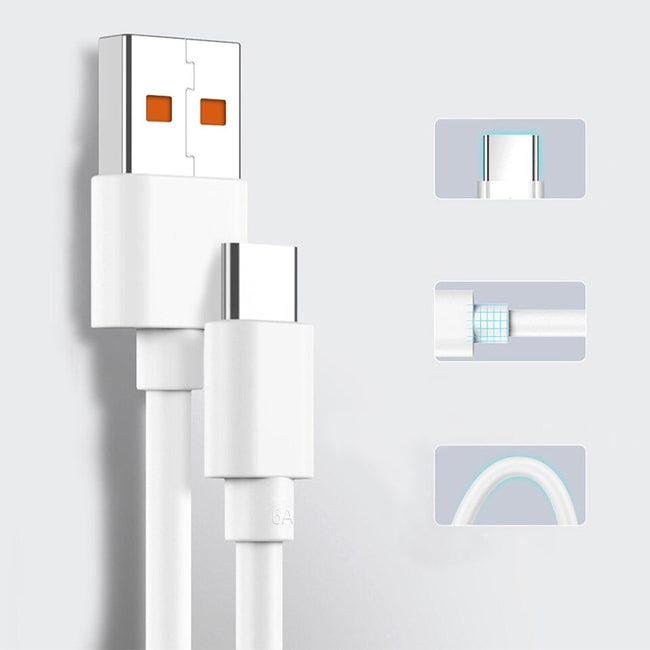 Kabel Phoneo® USB-C 6A - SuperCharge 66W