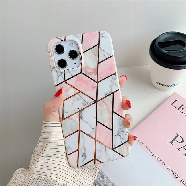 Etui Marble Gold Case - iPhone 11 Pro Max - Klasyczny