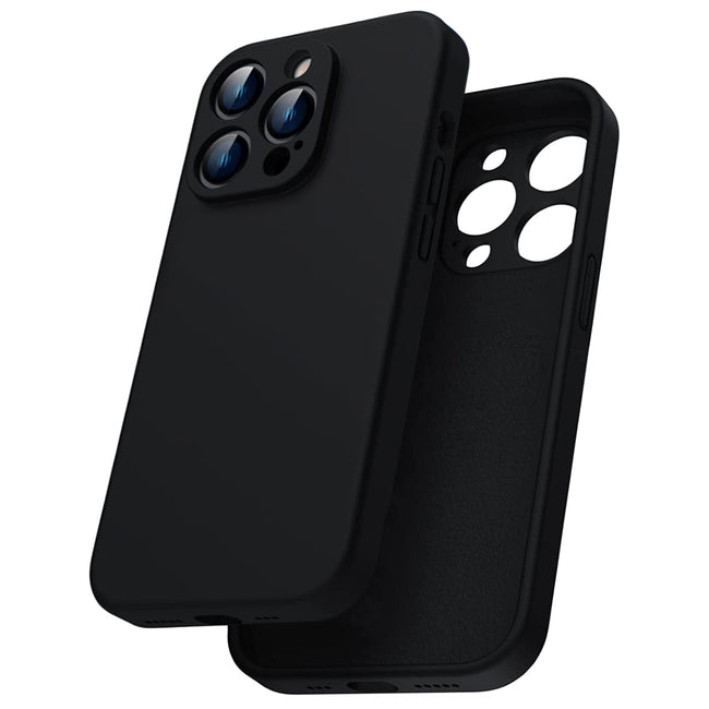 Etui Silikonowe - Liquid Silicone - iPhone 14 Pro Max - Czarny