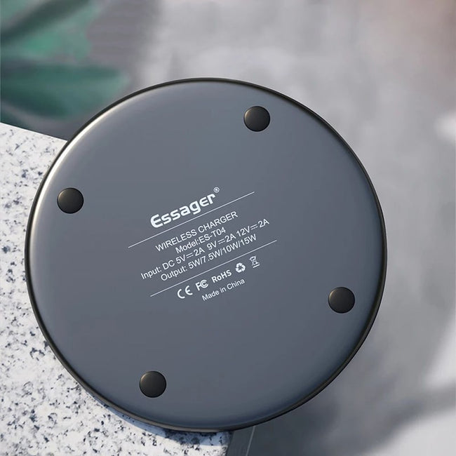 Essager® Ładowarka Bezprzewodowa (Indukcyjna) - Quick Charge (15W)