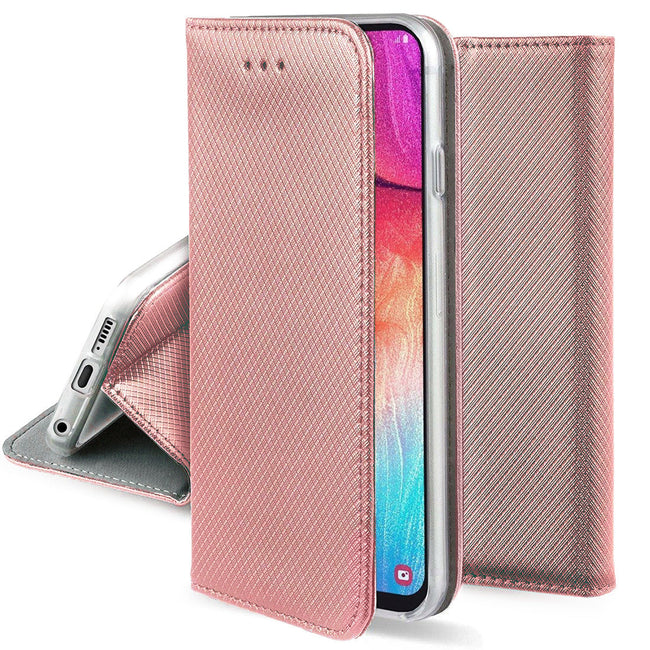 Etui Flip Cover - Magnetyczne Etui Książkowe - Honor 10 Lite - Różowy