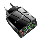 Ładowarka Sieciowa - Szybkie Ładowanie, 4x USB
