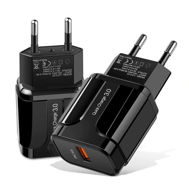 Ładowarka Sieciowa Mocna, Quick Charge 3.0 (3A), 18W