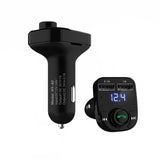 Transmiter FM Quick/Fast Charge (Bluetooth, Ładowarka, USB, LED, SD, MP3)