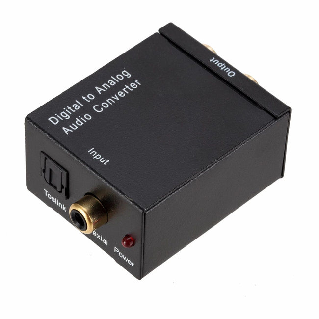 Konwerter audio. Cyfrowy do Analogowy. Coaxial / Optyczny do Cinch Rca