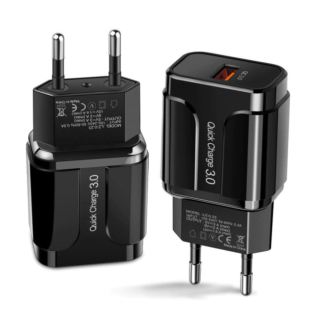 Ładowarka Sieciowa Mocna, Quick Charge 3.0 (3A), 18W