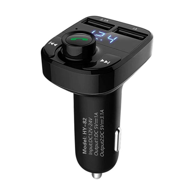 Transmiter FM Quick/Fast Charge (Bluetooth, Ładowarka, USB, LED, SD, MP3)
