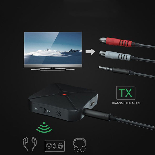 Transmiter Audio Bluetooth - Nadajnik + Odbiornik (wbudowana bateria)