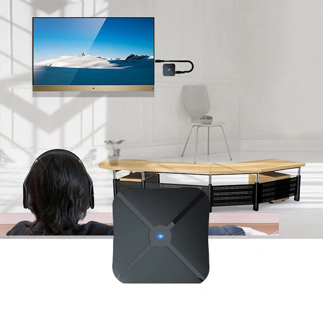 Transmiter Audio Bluetooth - Nadajnik + Odbiornik (wbudowana bateria)