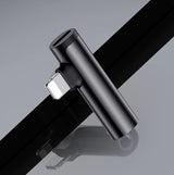 Adapter 2w1 do iPhone, iPad - Słuchawki (Jack 3,5 mm) + Ładowanie