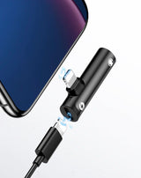 Adapter 2w1 do iPhone, iPad - Słuchawki (Jack 3,5 mm) + Ładowanie