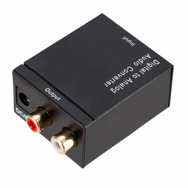 Konwerter audio. Cyfrowy do Analogowy. Coaxial / Optyczny do Cinch Rca