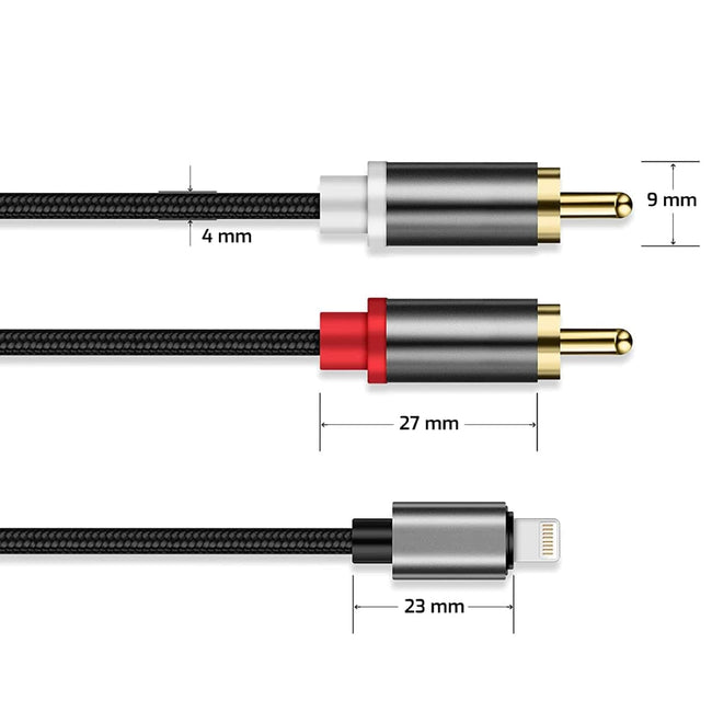 Kabel iPhone do RCA (Cinch) - Stereo
