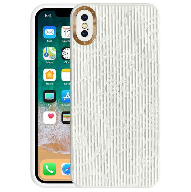 Etui Ornamentowe - iPhone XS Max - Kwiaty