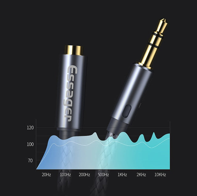 Essager® Przedłużacz Mini Jack (3,5 mm) / AUX