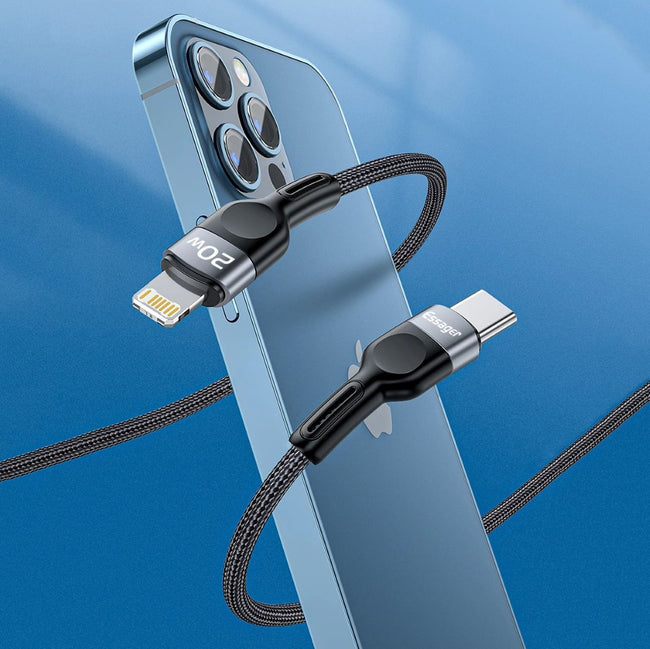 Essager® Kabel USB-C -> Lightning 20W (iPhone, iPad, etc.), Oplot