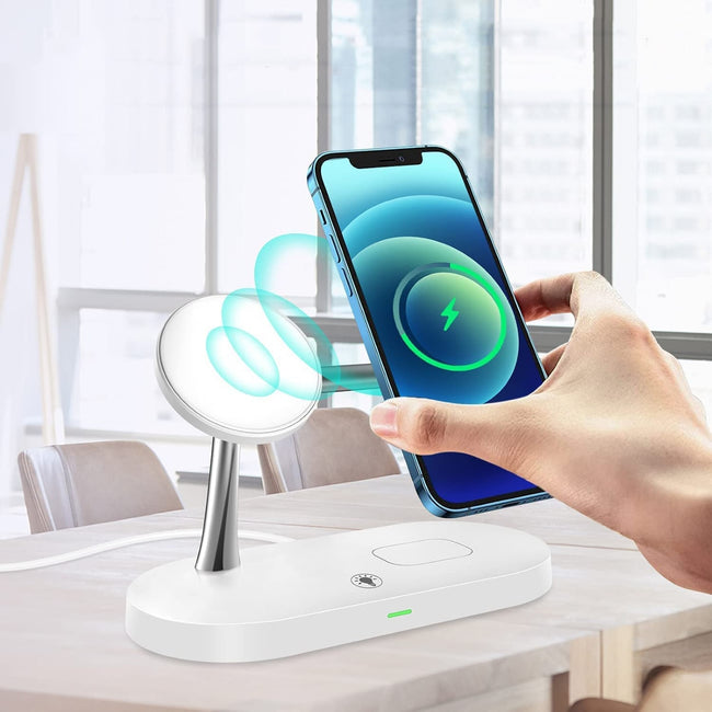 Ładowarka Bezprzewodowa (indukcyjna) 5w1 - iPhone, Airpods, Apple Watch