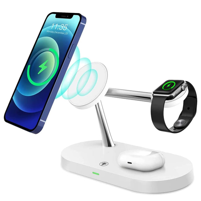 Ładowarka Bezprzewodowa (indukcyjna) 5w1 - iPhone, Airpods, Apple Watch