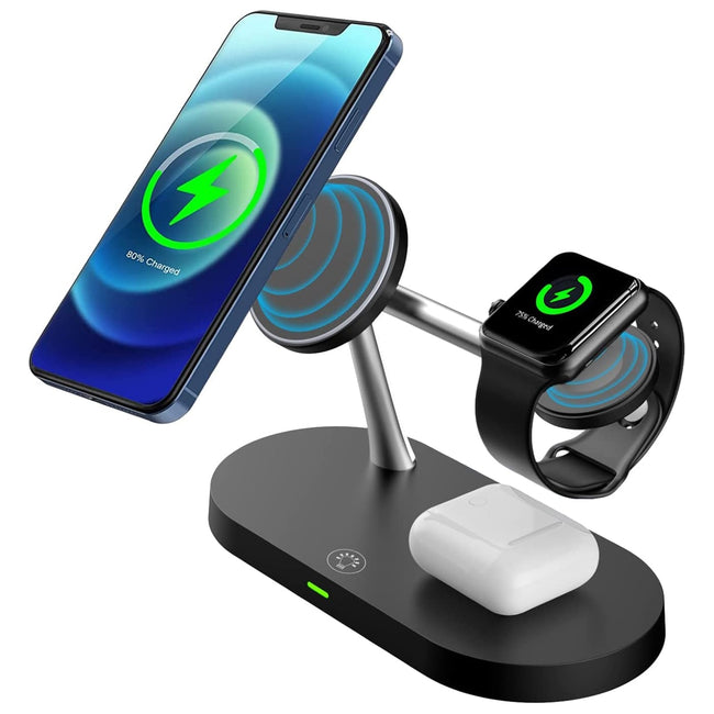Ładowarka Bezprzewodowa (indukcyjna) 5w1 - iPhone, Airpods, Apple Watch