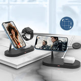 Ładowarka Bezprzewodowa (indukcyjna) 5w1 - iPhone, Airpods, Apple Watch