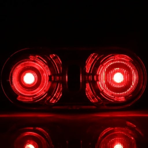 Lampka Rowerowa na Tył - Lampa LED na Klips