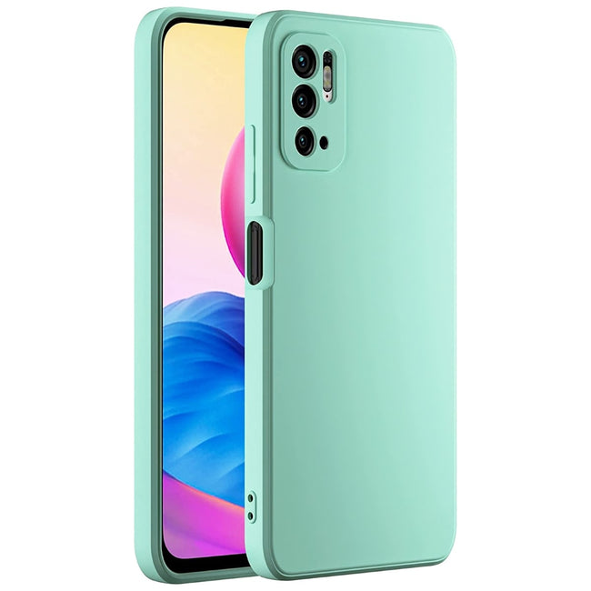 Etui Silikonowe - Liquid Silicone - Xiaomi Redmi Note 10 5G - Miętowy