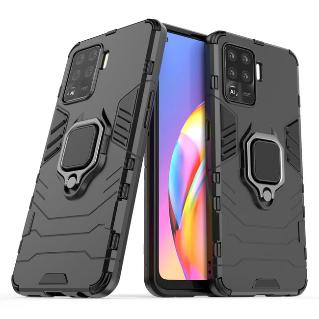 Etui Pancerne 3w1 Holder Ring Case - Oppo Reno 5 Lite