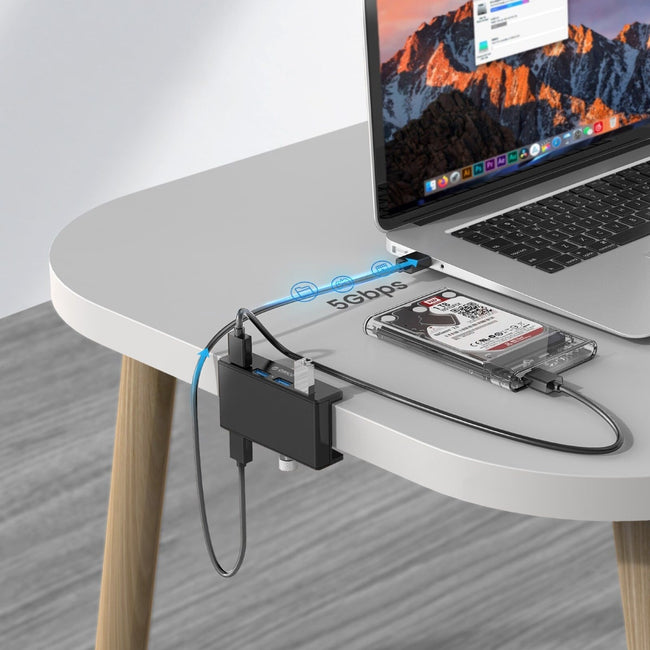ORICO® HUB 4 porty USB 3.0 - Przykręcany