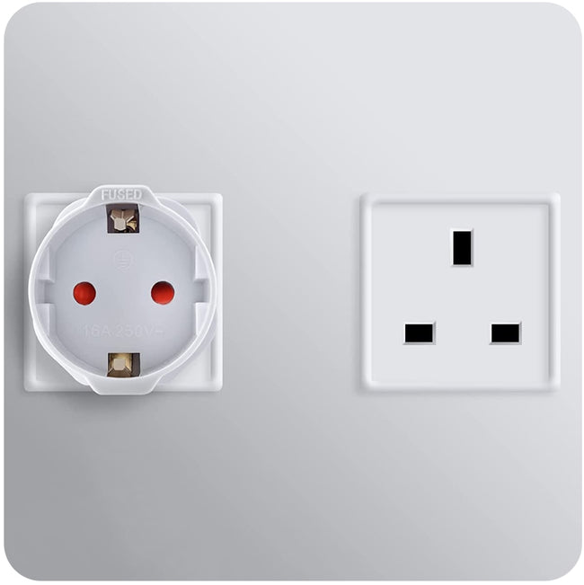 Adapter Phoneo Wtyczka EU (PL) na UK z Bezpiecznikiem