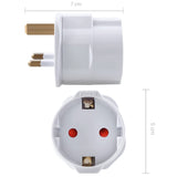 Adapter Phoneo Wtyczka EU (PL) na UK z Bezpiecznikiem