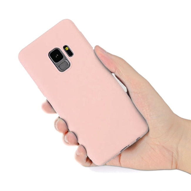 Etui Silikonowe - Liquid Silicone - Samsung Galaxy S9 - Różowy