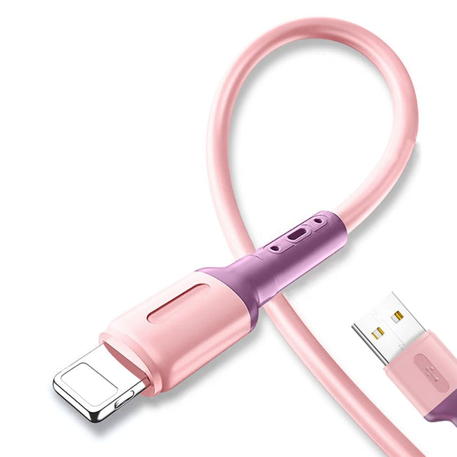 Kabel Lightning do iPhone, iPad - Kolorowy - 1 Metr