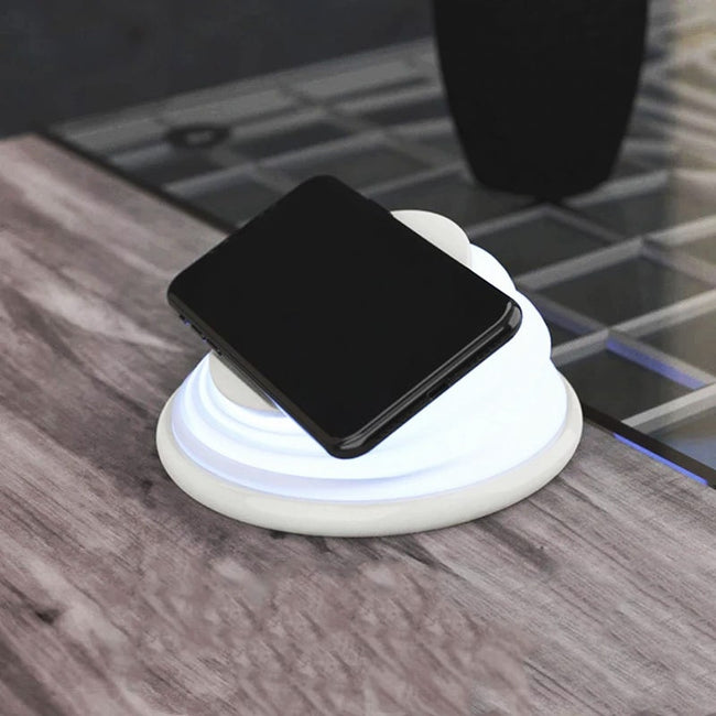 Ładowarka Bezprzewodowa (Indukcyjna) + Lampka Nocna - Quick Charge (10W)