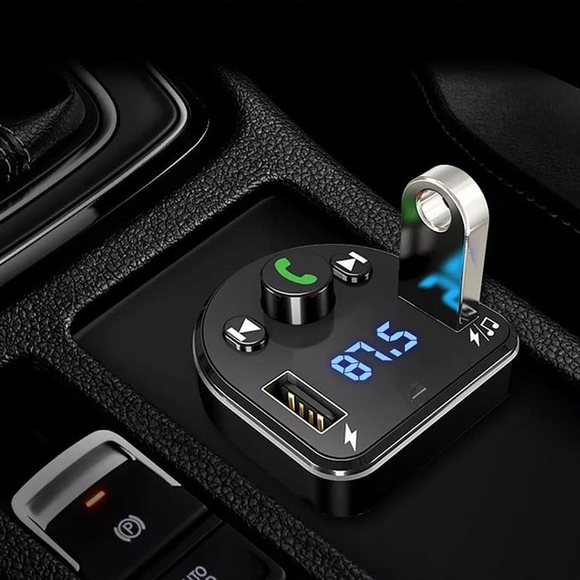 XO - Samochodowy Transmiter FM (Bluetooth) + Ładowarka