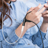 Adapter USB-C - Słuchawki (Jack 3,5 mm) + Ładowanie (kabelek)