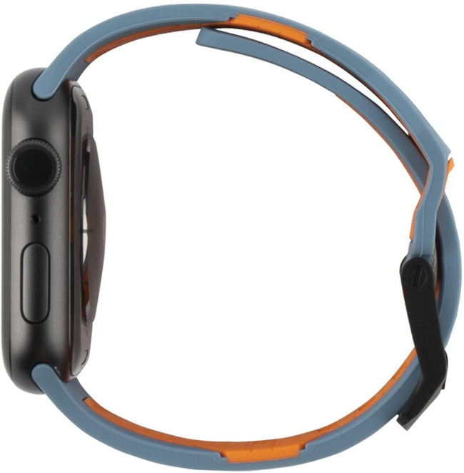 Pasek UAG Urban Armor Gear Civilian do Apple Watch 44 / 42mm - Stalowo - pomarańczowy