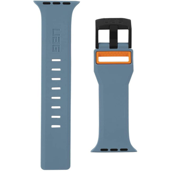 Pasek UAG Urban Armor Gear Civilian do Apple Watch 44 / 42mm - Stalowo - pomarańczowy