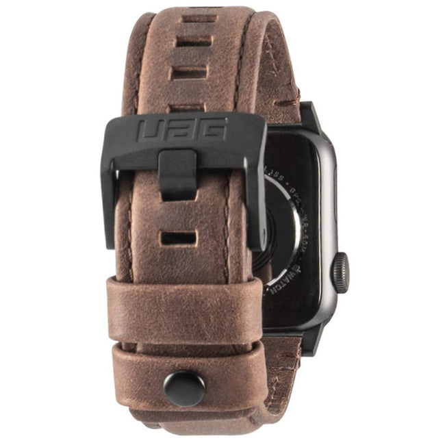 Pasek Skórzany UAG Urban Armor Gear Leather do Apple Watch 44 / 42mm - Brązowy
