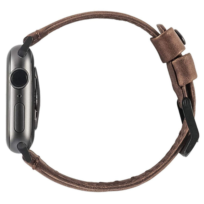 Pasek Skórzany UAG Urban Armor Gear Leather do Apple Watch 44 / 42mm - Brązowy
